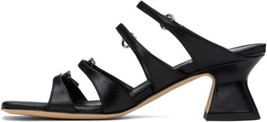 Kjole Aeyde Aeyde Eanna Nappa Leather Heeled Sandals Sort | A11-HS-ARCS55TB151-SS25-800-007, 2