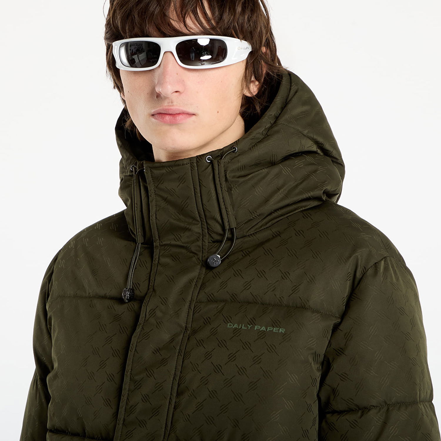 Puffer jakke DAILY PAPER Monogram Puffer Jacket Grøn | 2524008, 1