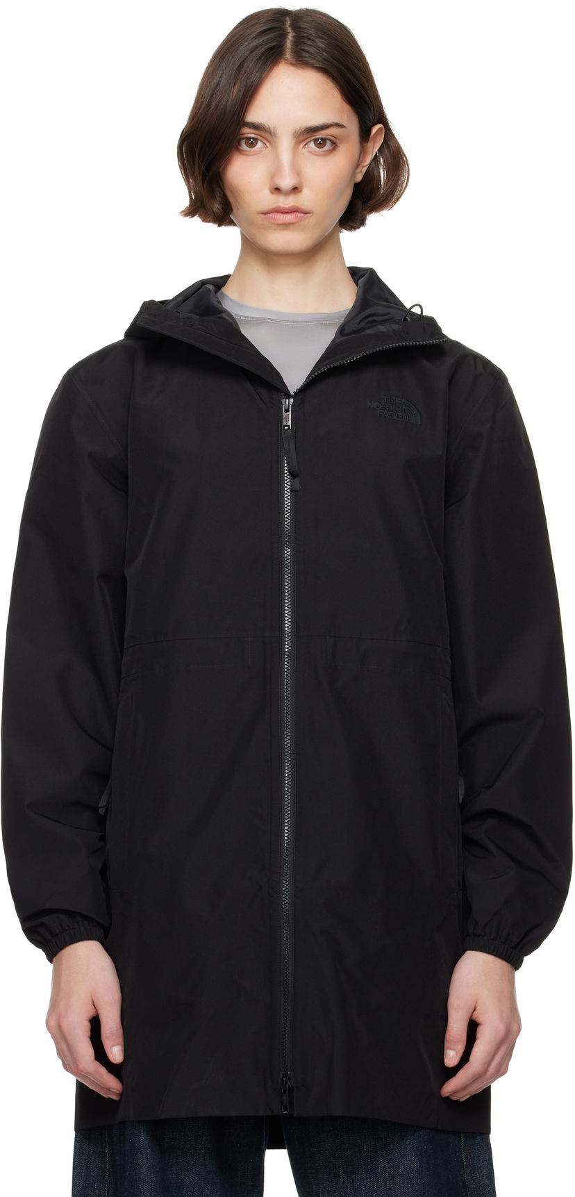 Vindjakke The North Face Daybreak Mid Rain Coat Sort | NF0A8B6D