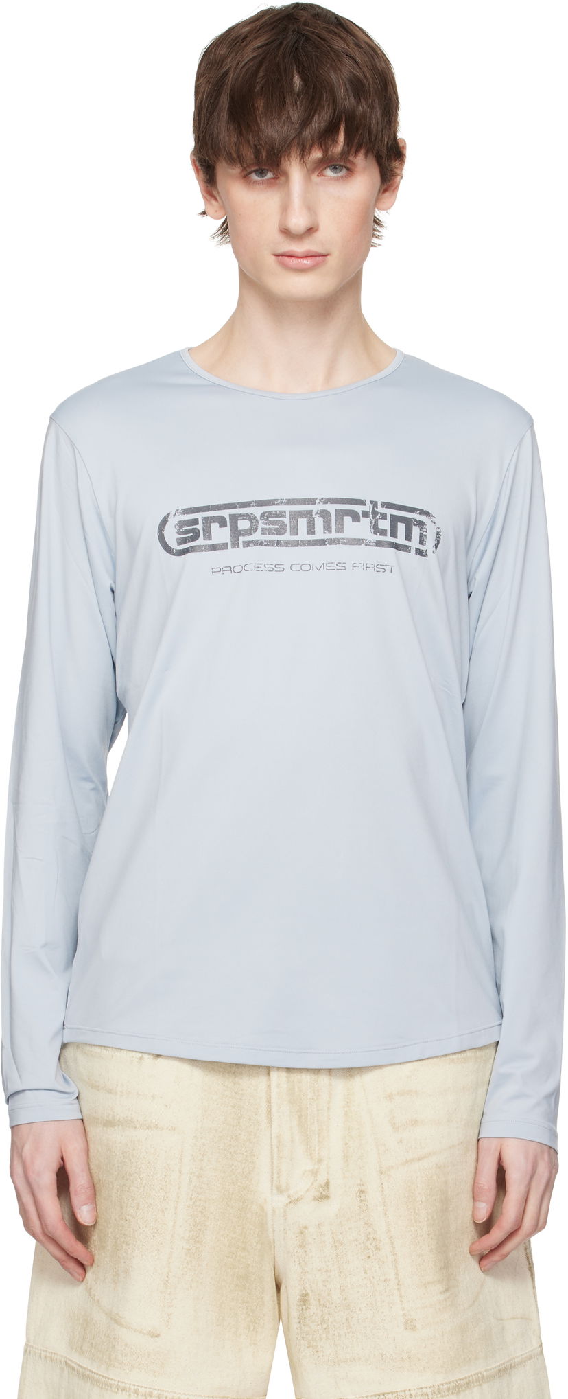 T-shirt Serapis Logo UV Long Sleeve T-Shirt Blå | SS25_UVT_3L