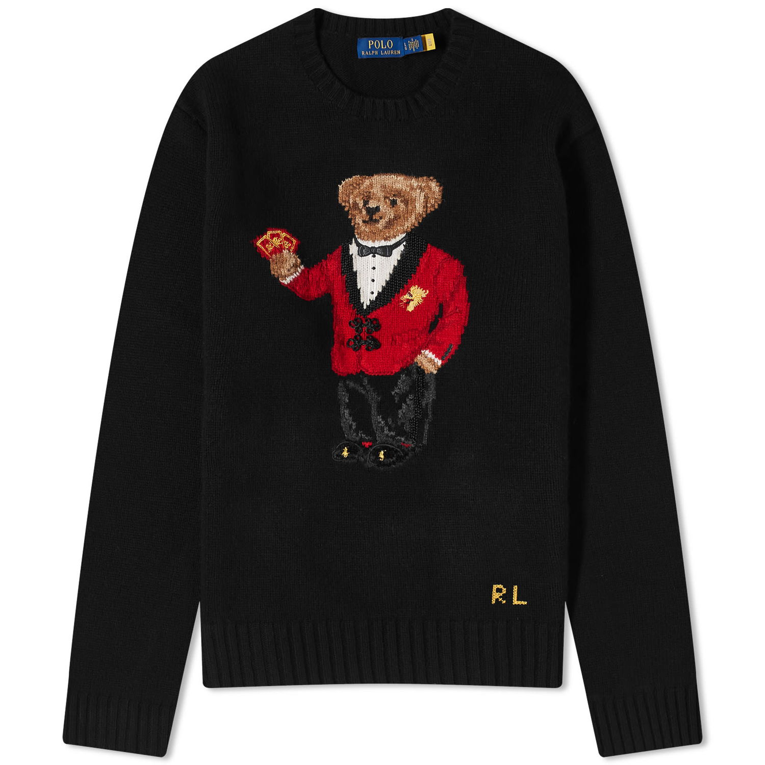 Sweater Polo by Ralph Lauren Lunar New Year Bear Jumper Sort | 710926799001, 0