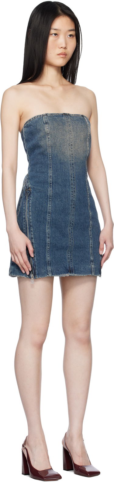 Kjole Ksubi Ksubi Avenue Denim Minidress Blå | WPS25DR006, 1
