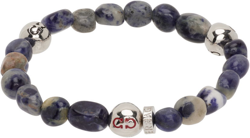 Armbånd FERRAGAMO Ferragamo Baroque Beads Bracelet Blå | 785673