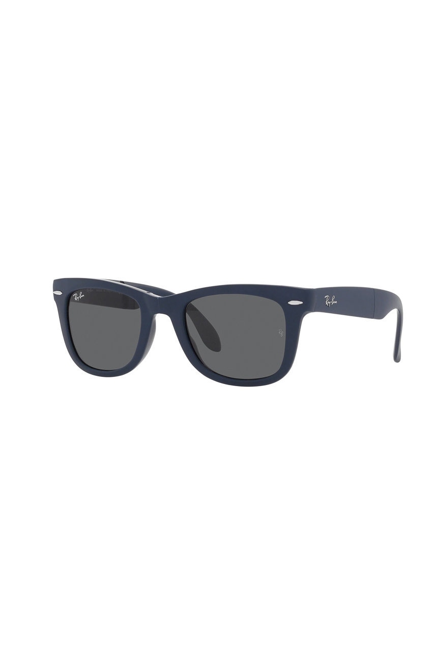 Solbriller Ray-Ban Ray-Ban Folding Wayfarer Sunglasses Blå | 0RB4105, 0