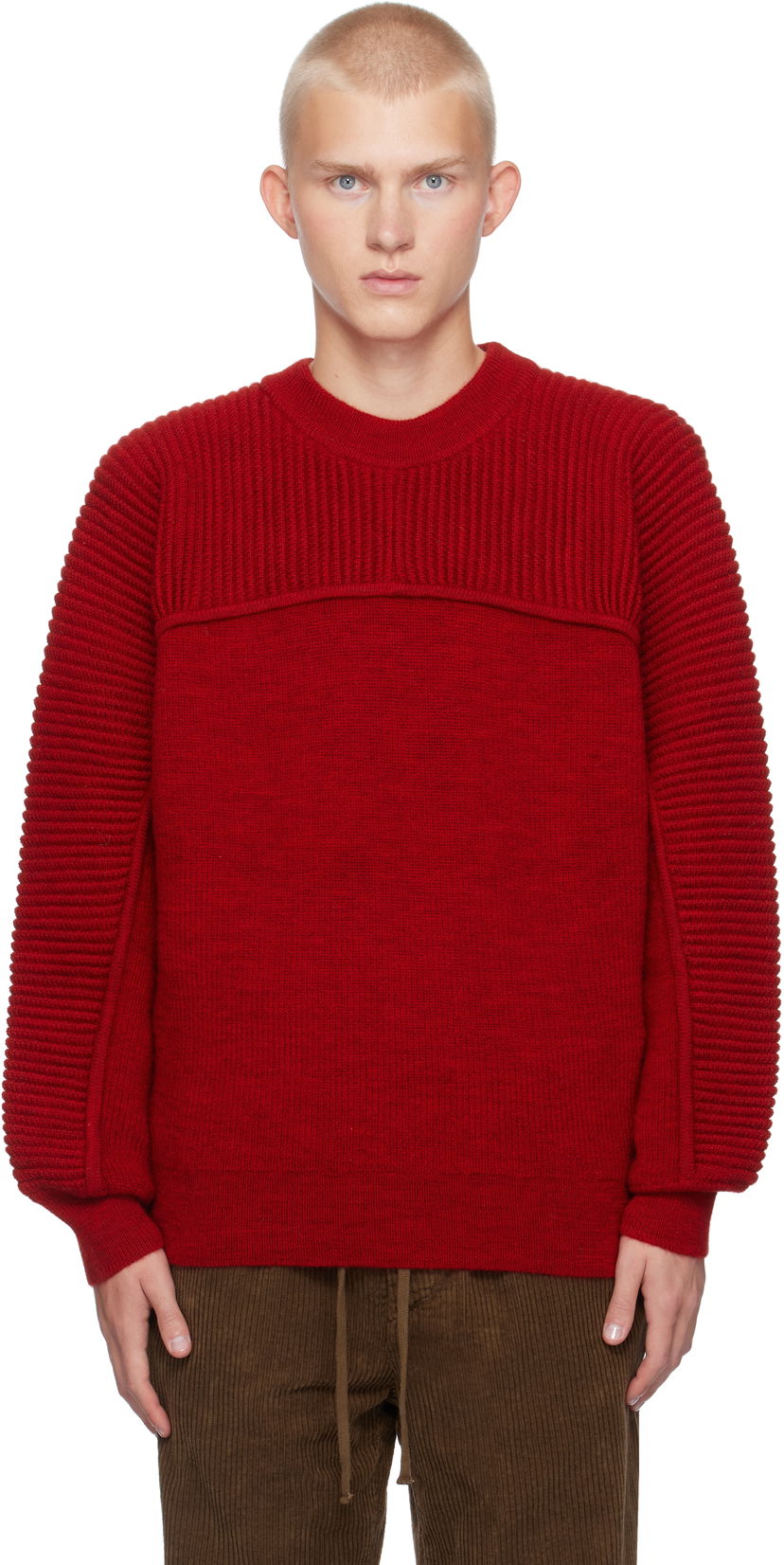 Sweater ISABEL MARANT Isabel Marant Acolin Knit Sweater Rød | PU0594HA-B4L01H