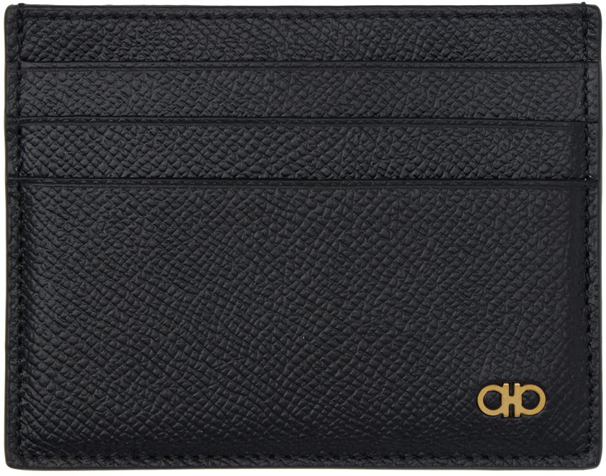 Tegnebog FERRAGAMO Salvatore Ferragamo Gancini Card Holder Sort | 776843, 0