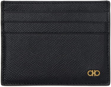 Tegnebog FERRAGAMO Salvatore Ferragamo Gancini Card Holder Sort | 776843, 0