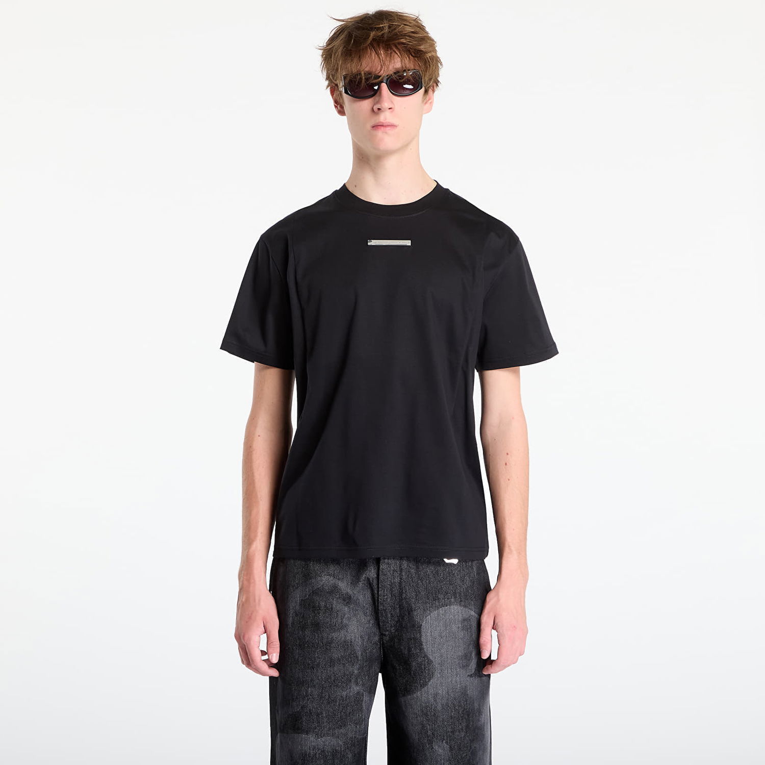 T-shirt HELIOT EMIL Astrape T-Shirt Black Sort | AW25_M_09_139_BLK01_CO, 0