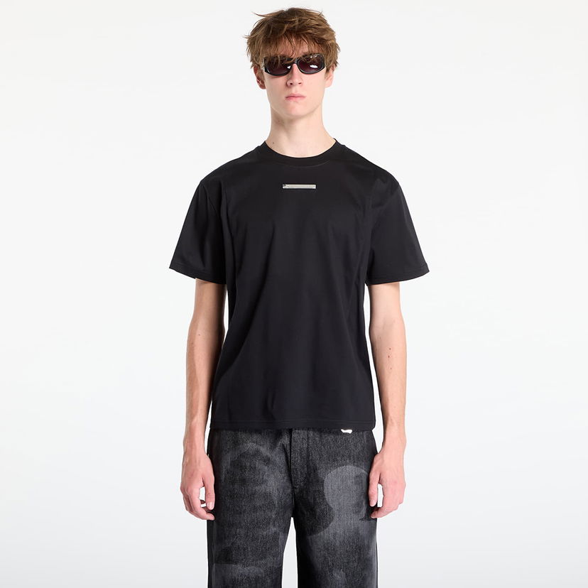 T-shirt HELIOT EMIL Astrape T-Shirt Black Sort | AW25_M_09_139_BLK01_CO