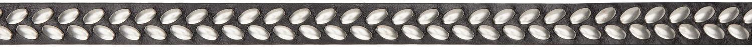 Bælter LEMAIRE Lemaire Almond Stud Leather Belt Sort | AC1212 LL0055, 1