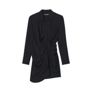 Kjole Jacquemus La Robe Bahia Mini Dress Sort | 213DR009 1020 990, 0