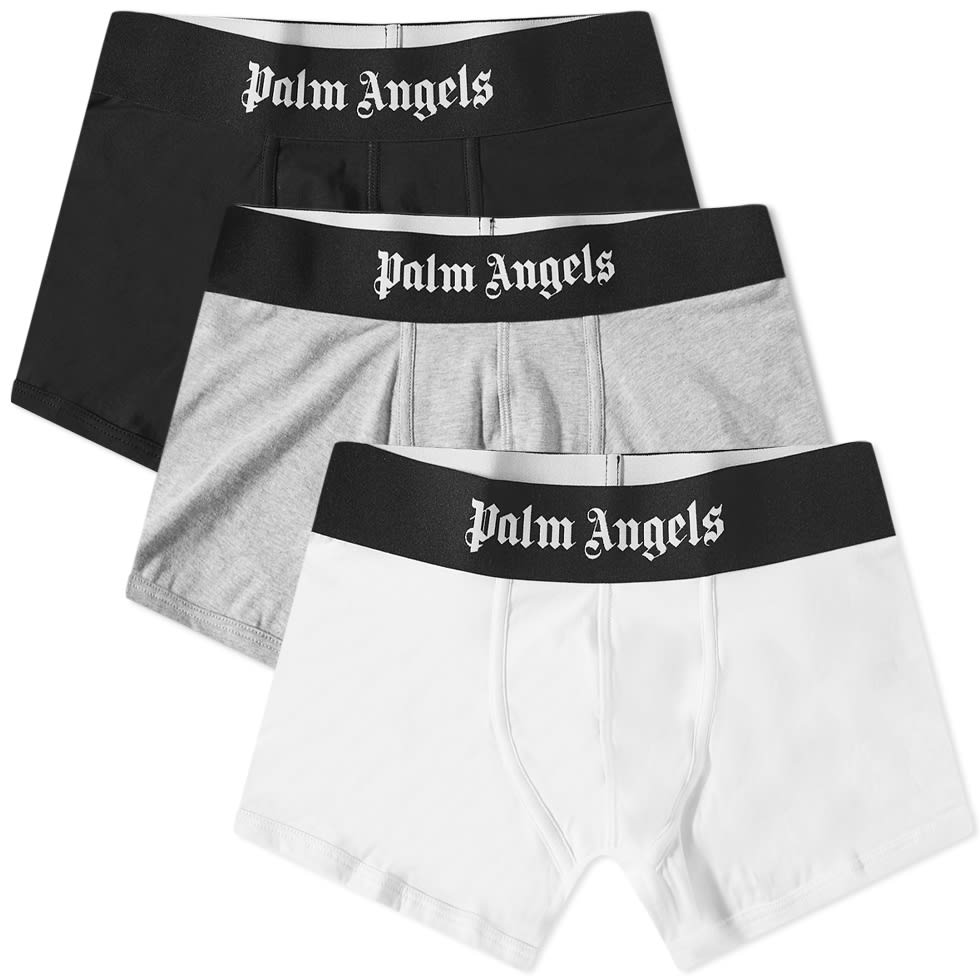 Boksere Palm Angels Logo Boxer - 3 Pack Flerfarvet | PMUH001C99FAB0048484, 0