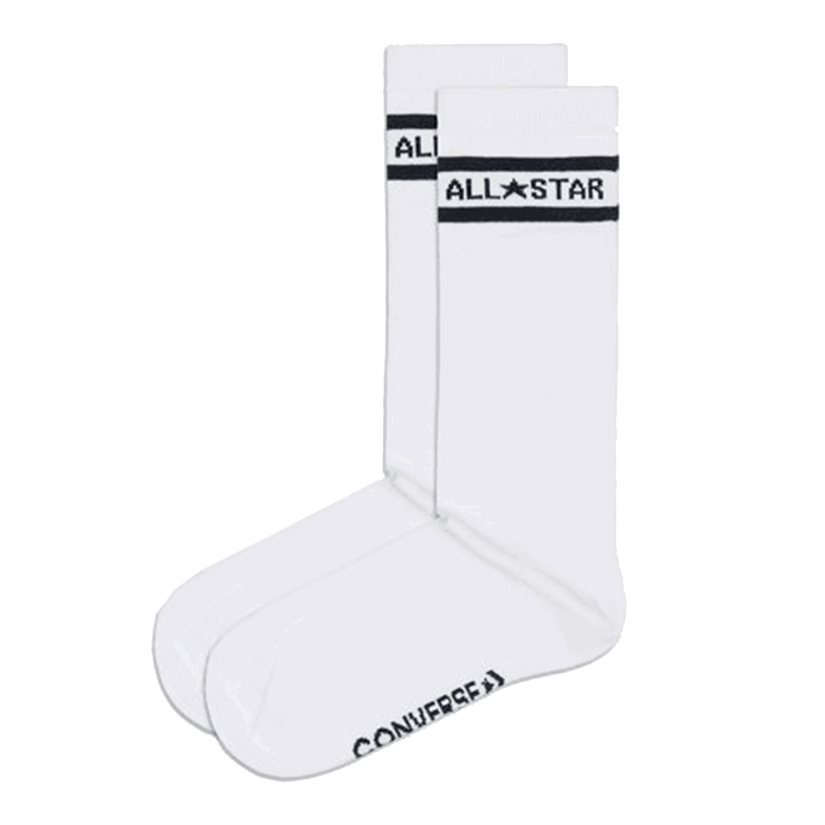 Sokker Converse ALL STAR DOUBLE STRIPE CREW Socks Hvid | E1026W-2010, 0