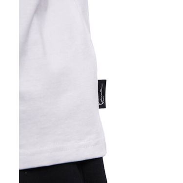 T-shirt Karl Kani Karl Kani Woven Signature Chrome Logo Crop Tee Hvid | KK-60300356, 2