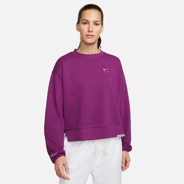 Sweatshirt Nike Dri-FIT Swoosh Fly Standard Issue Wmns Crewneck Lilla | DQ6817-503, 0