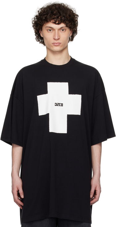 T-shirt 032C 032c Point Zero Oversized T-Shirt Sort | S25-URC-0152-050, 0