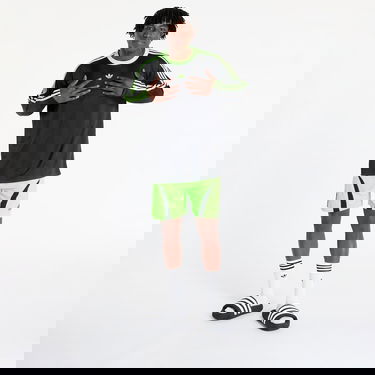 T-shirt adidas Performance Adicolor Jacquard Long Sleeve Jersey Sort | JX1518, 3