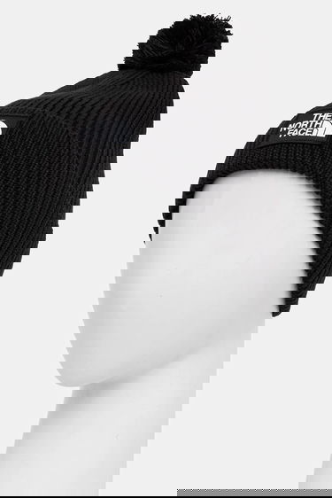 Beanie The North Face The North Face Logo Box Pom Beanie Sort | NF0A8CHFJK31, 2