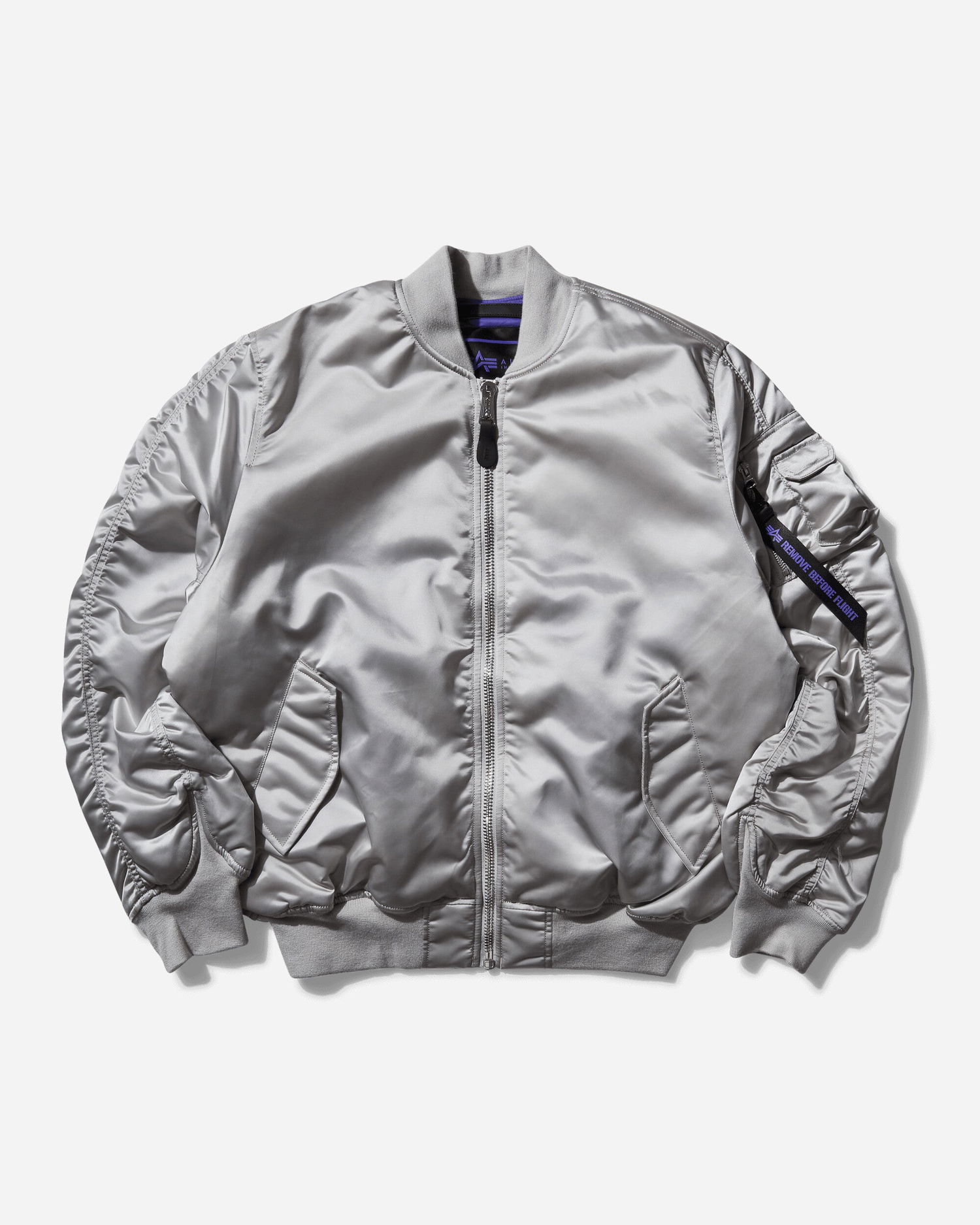 Bomberjakke Alpha Industries Bomber Jacket Pastel Grå | 146115UVF 666, 1