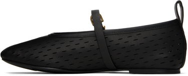 Sneakers og sko rag & bone rag & bone Spire Perforated Leather Mary Jane Ballerina Flats Sort | WFF25SF1018LE18, 2