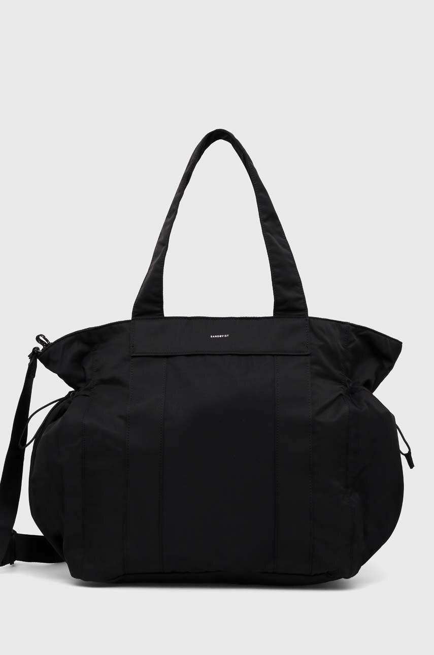 Mulepose Sandqvist Sigrid Tote Bag Sort | SQA1881, 0