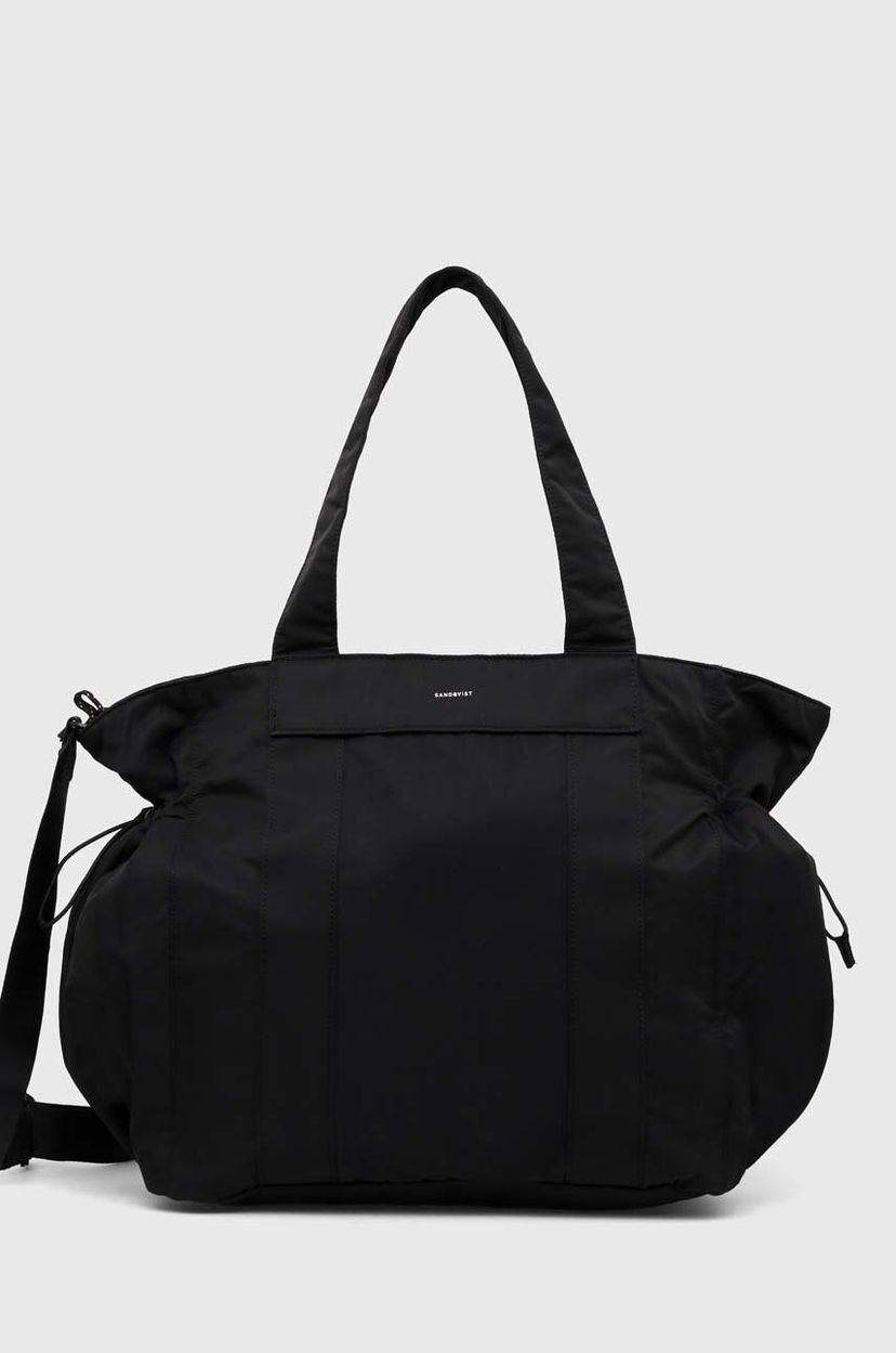 Mulepose Sandqvist Sigrid Tote Bag Sort | SQA1881
