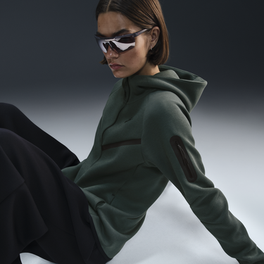 Sweatshirt Nike Sportswear Tech Fleece Windrunner Full-Zip Hoodie Grøn | HV6747-338, 1