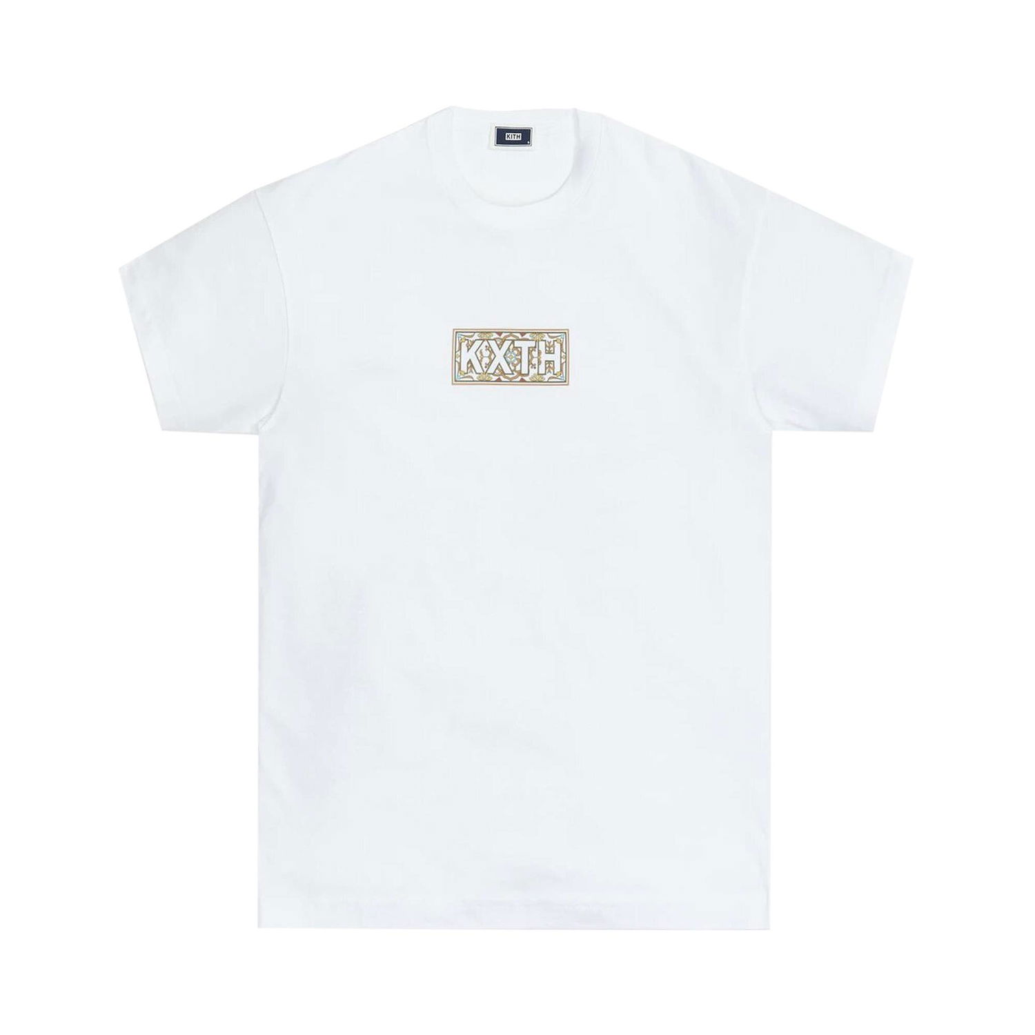 T-shirt KITH Moroccan Tile Classic Logo Tee Hvid | KH030132 101, 1
