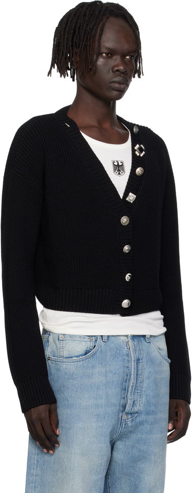 Sweater VETEMENTS VETEMENTS Fancy Button Cropped Cardigan Sort | WH76KN220B, 1