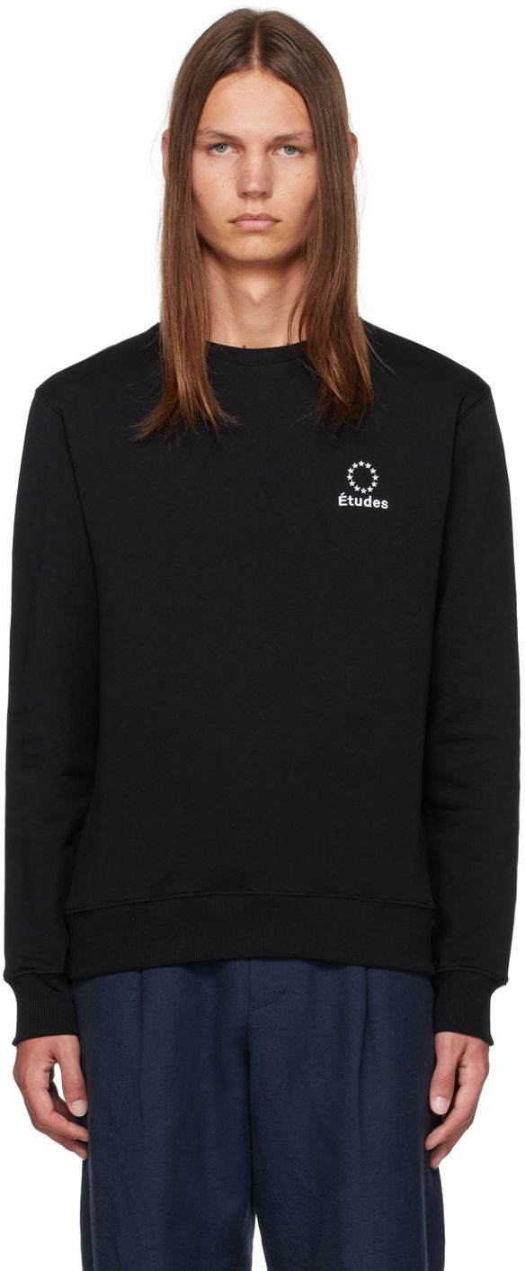 Sweatshirt Études Story Black Sweatshirt Sort | C00ME202A01599