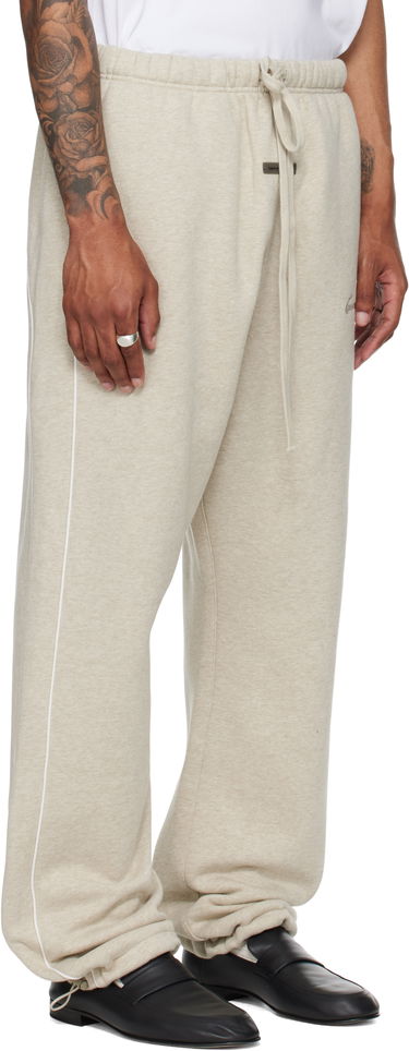Joggingbukser Fear of God Fear of God ESSENTIALS Relaxed Fleece Piping Sweatpants Beige | 130SP258062F, 1