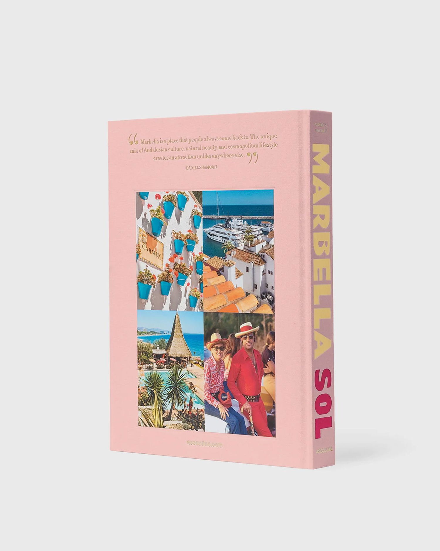 Bog og blad ASSOULINE Marbella Sol Art & Design Book Lyserød | 9781649803474, 1