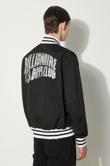 Bomberjakke BILLIONAIRE BOYS CLUB Billionaire Boys Club Arch Logo Lightweight Varsity Bomber Jacket Sort | B24201, 2