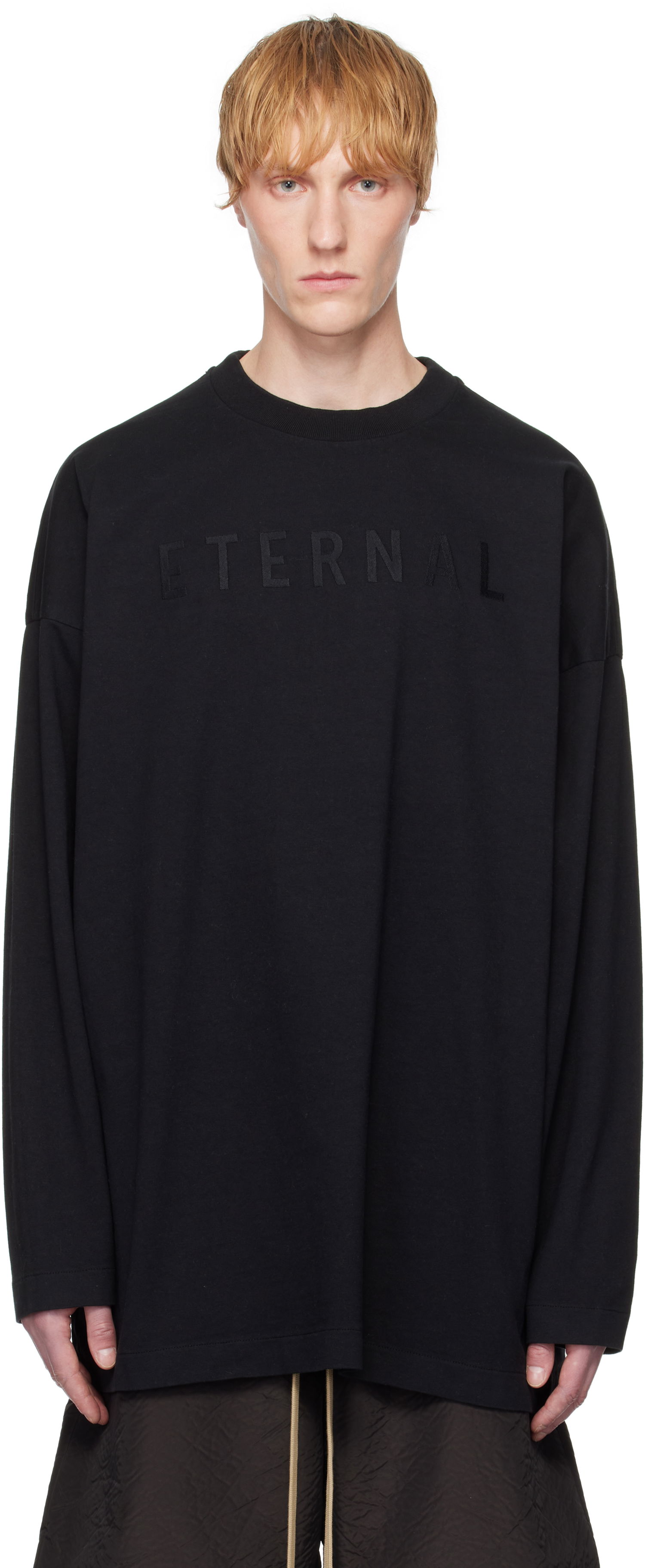 Sweater Fear of God Fear of God 'Eternal' Long Sleeve T-Shirt Sort | FGE250-5111HWJ, 0