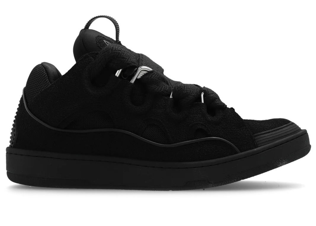 Sneakers og sko LANVIN Leather Curb "Triple Black" Sort | FMSKRK11GRIPA23 1010, 0
