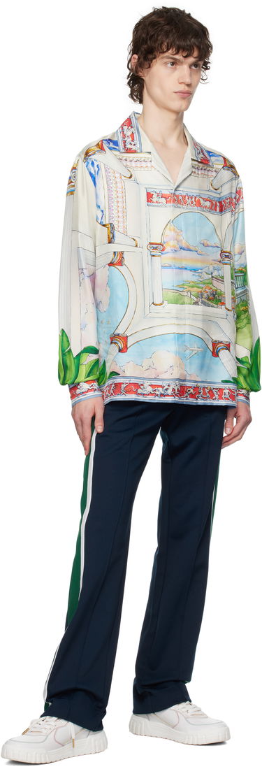 Skjorte Casablanca Casablanca 'Le Passage' Silk Shirt Flerfarvet | U-MPS25-SH-006-02, 3