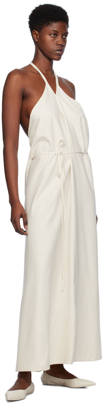 Kjole Baserange Halterneck Maxi Dress Hvid | DRMA-WS-SP24, 3