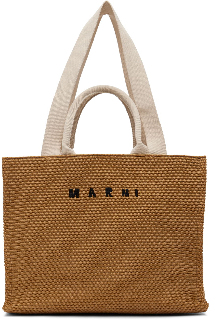Mulepose Marni East-West Tote Bag Brun | SHMQ0034U1 P3860, 0