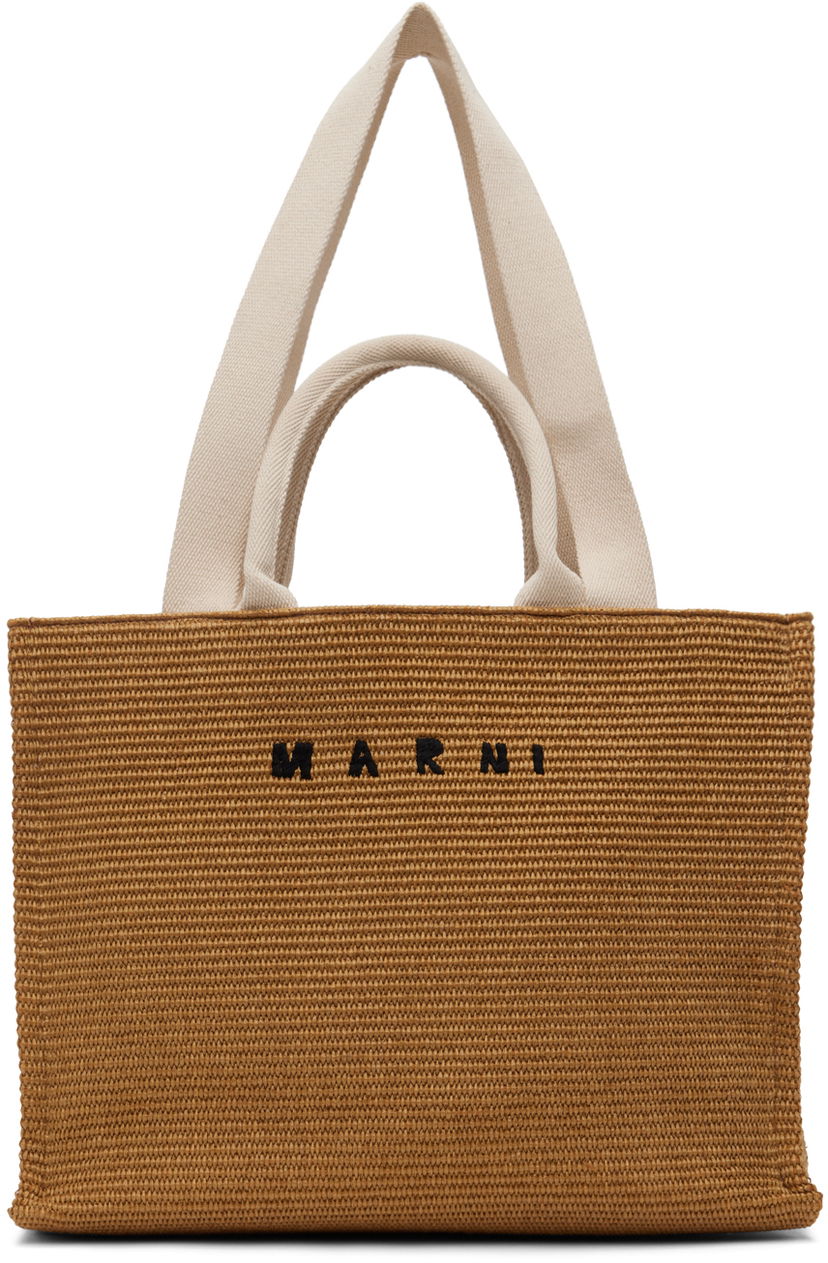 Mulepose Marni East-West Tote Bag Brun | SHMQ0034U1 P3860