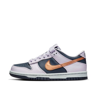 Sneakers og sko Nike Dunk low Copper Swoosh (GS) Grå | DX1663-400, 3