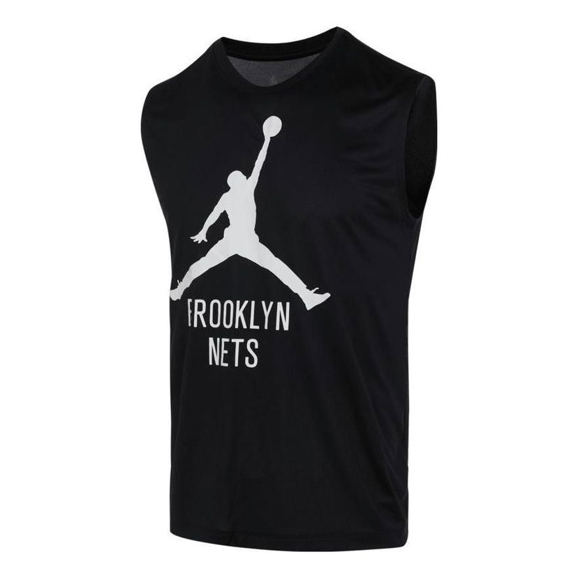Tanktop Jordan Jordan NBA Logo Vest Brooklyn Nets Sort | FQ1955-010