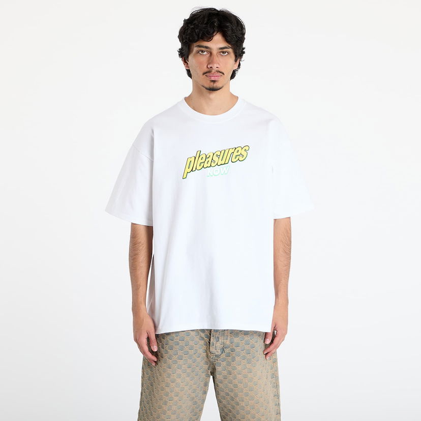 T-shirt Pleasures PLEASURES Quench T-Shirt Hvid | P25SU043 WHITE