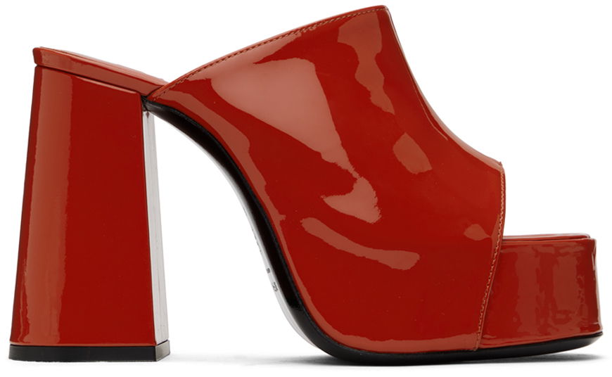 Skopleje BY FAR BY FAR Brad Heeled Sandals Rød | 23PFBRAMBUGP, 0