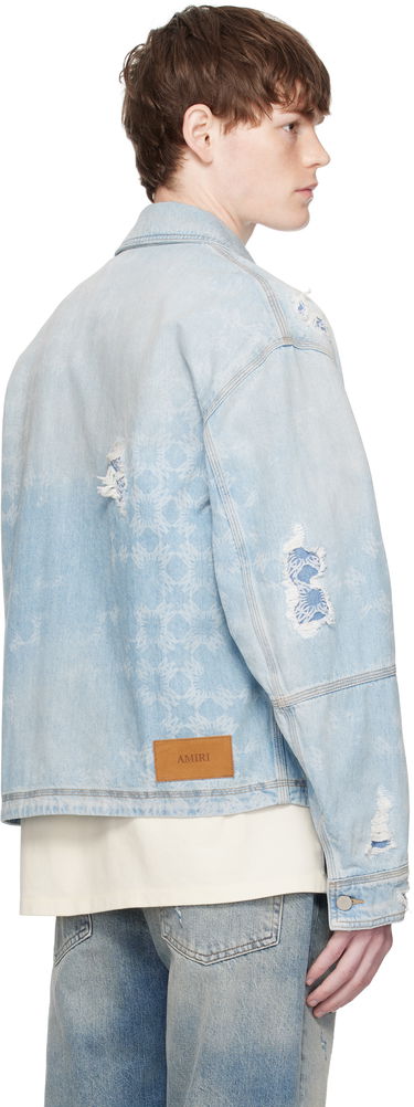 Jakke AMIRI AMIRI Repair Work Denim Jacket Blå | AMDNWJ1014, 2