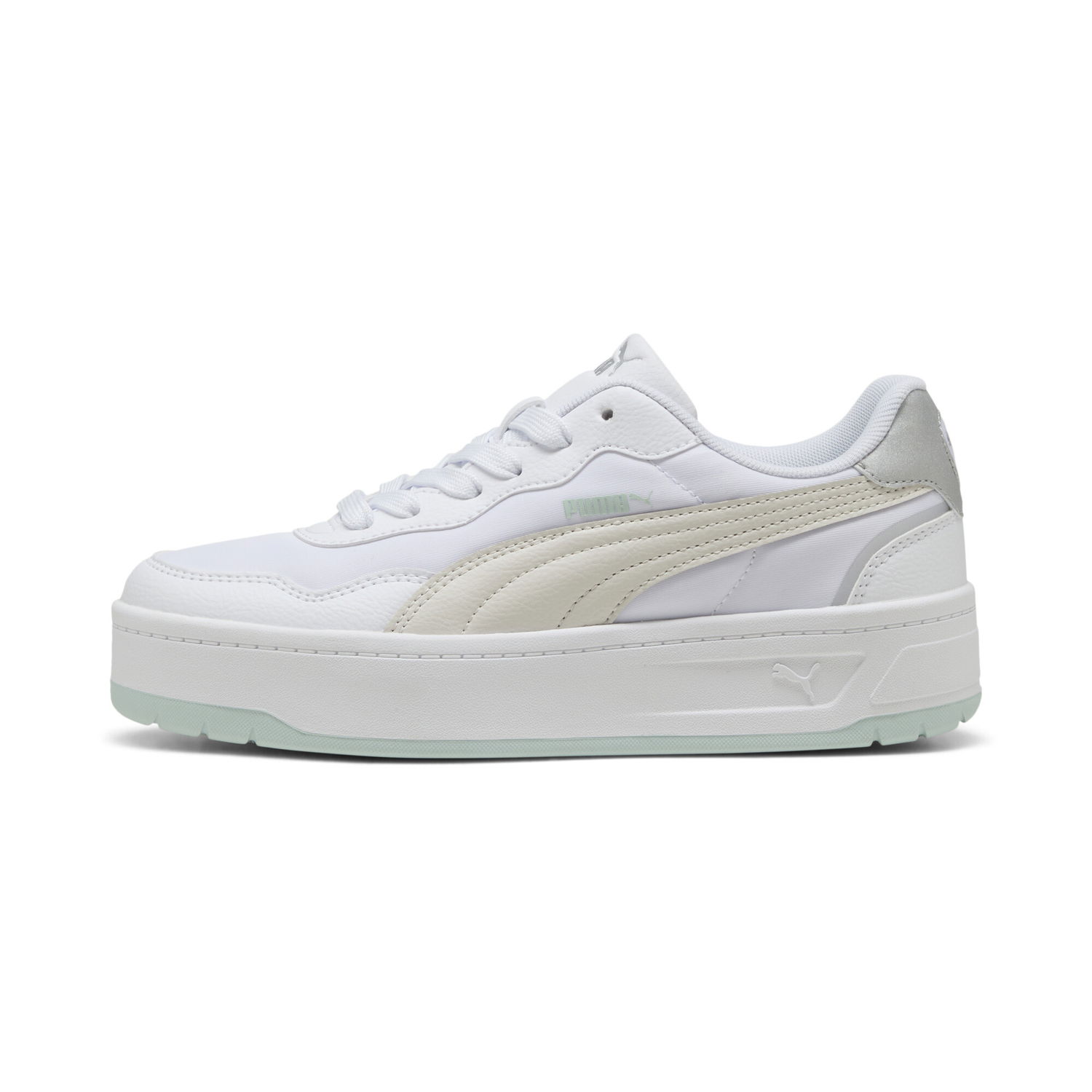 Sneakers og sko Puma Court Lally Skye Aqua Metallics Hvid | 401613_01, 0