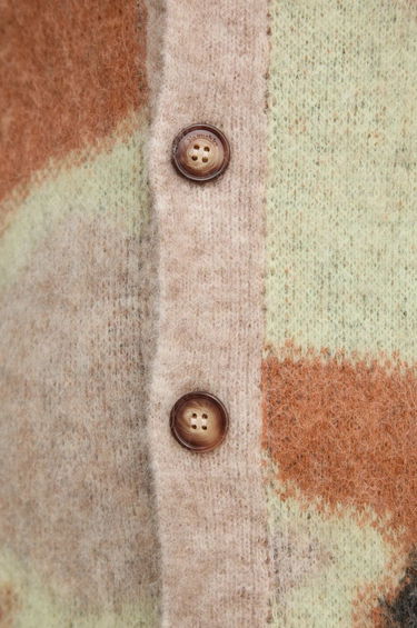 Sweater Nanushka NESSIN Abstract Print Cardigan Brun | NM24FWSW01017, 4