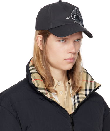 Kasket Burberry Burberry Baseball Cap with Equestrian Knight Design Sort | 8105728, 1