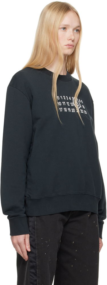 Sweater Maison Margiela MM6 Maison Margiela Numeric Sweatshirt Grøn | SH2GU0021 M25004, 4