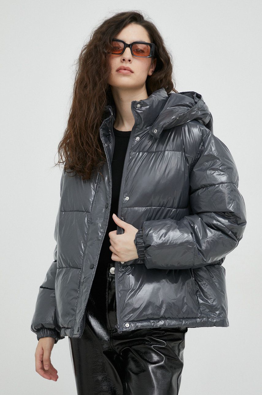 Jakke Samsoe Samsoe Pearl Jacket Grå | F22300023, 0