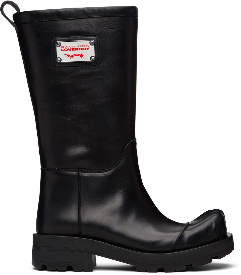 Sneakers og sko Charles Jeffrey Loverboy Charles Jeffrey LOVERBOY Sheathed Moggies Boots Sort | 52150301